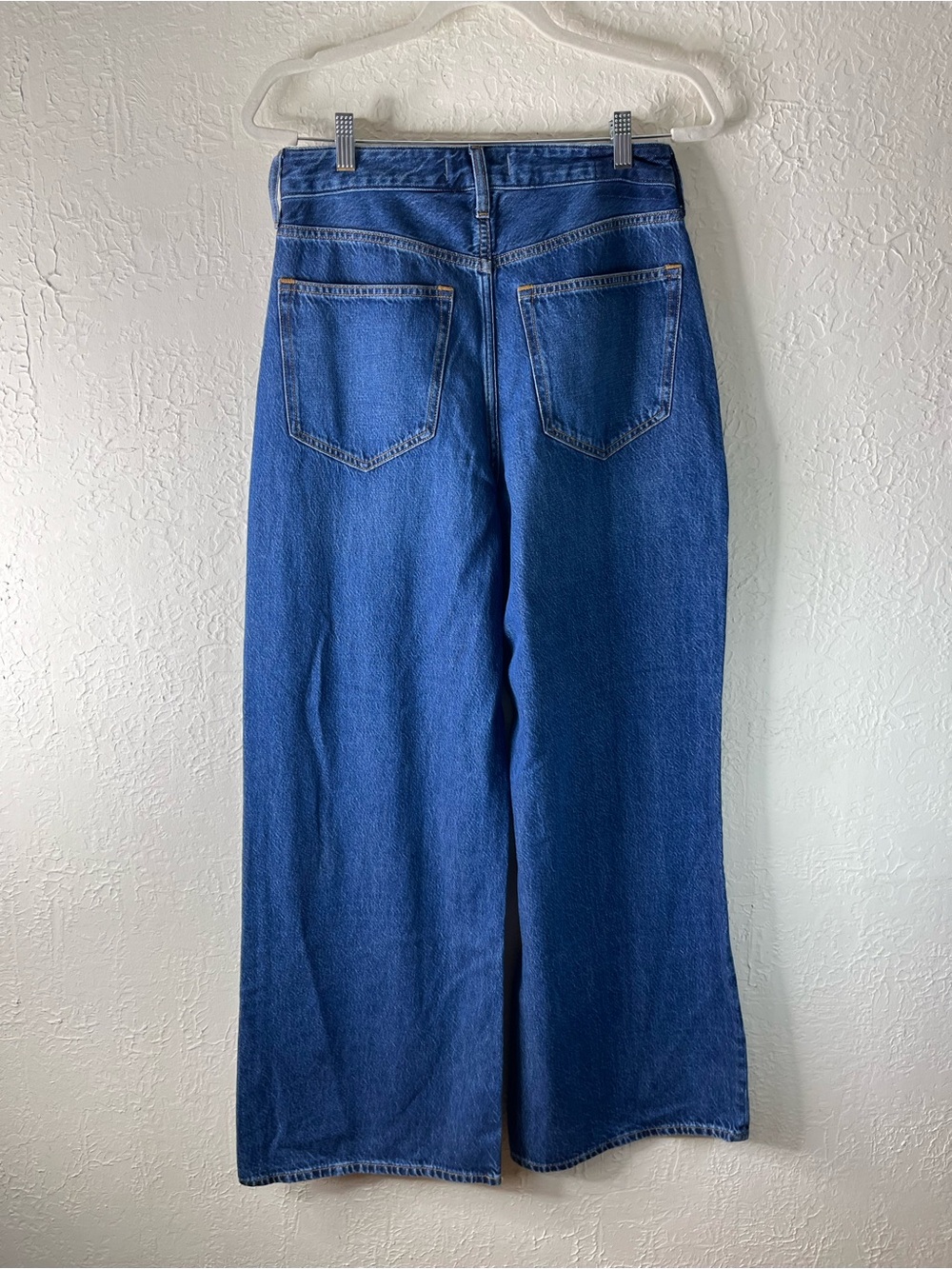 Abercrombie And Fitch Curve Love The Wide Leg High Rise in Blue - Picture 10 of 14